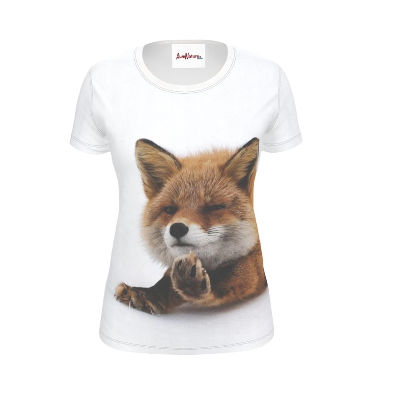 Stretching Red Fox T-Shirt