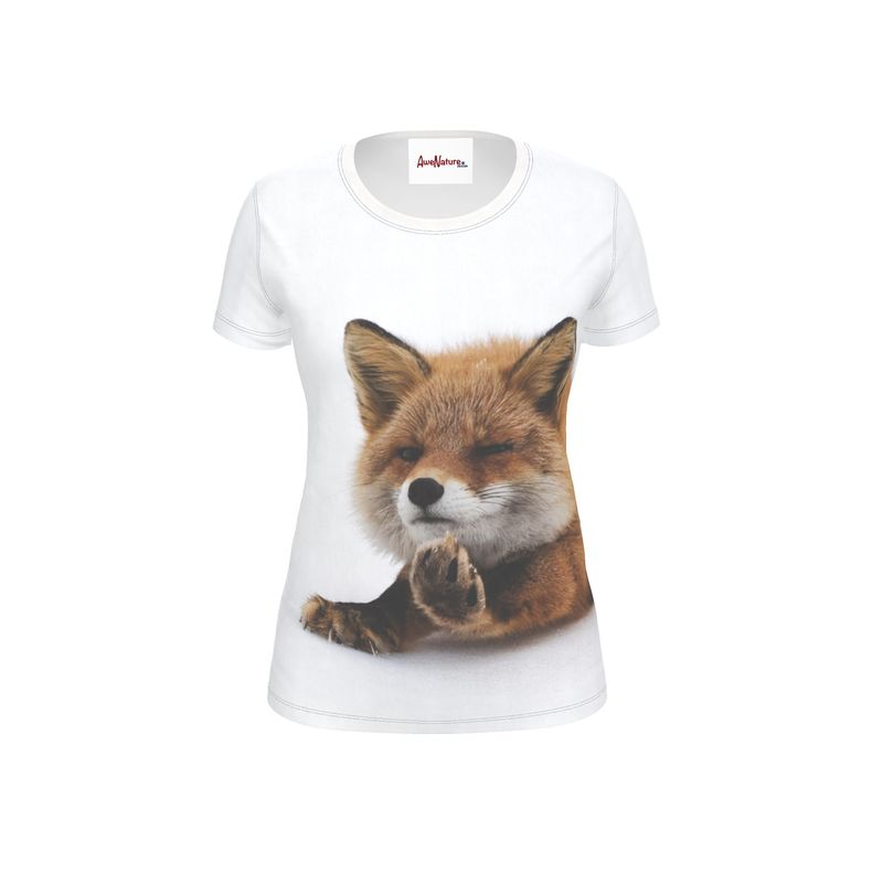 Stretching Red Fox T-Shirt