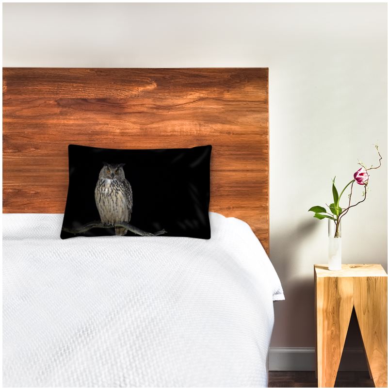 Mystical Eagle Owl - pillow case